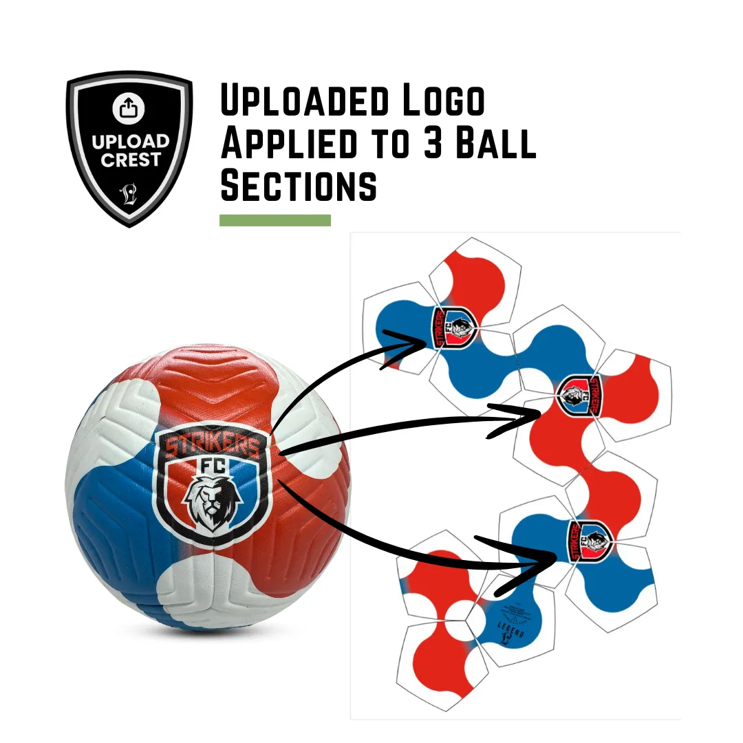 Legend Red Wing Custom Soccer Ball